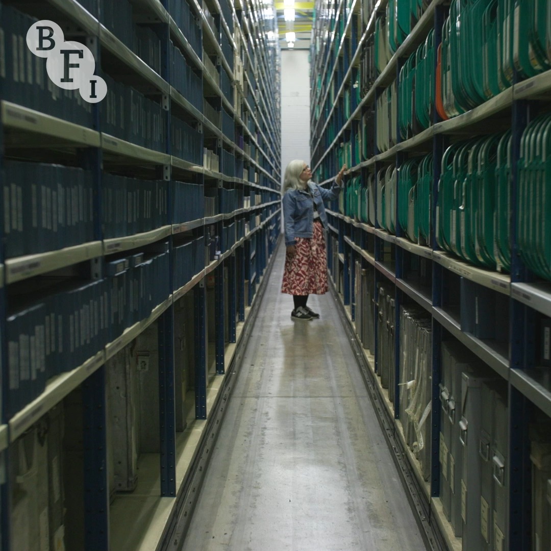 Take a trip to the BFI National Archive's TV collections vault, the largest accessible archive of British TV programmes in the world. #WorldTelevisionDay