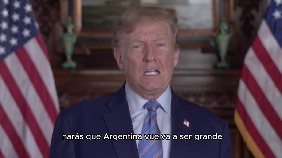 "Donald Trump": Por su mensaje para Javier Milei