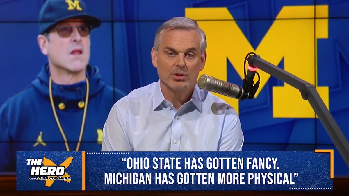 "Harbaugh is completely in Ohio State's head." — Colin Cowherd on why the Wolverines have the edge vs. the Buckeyes