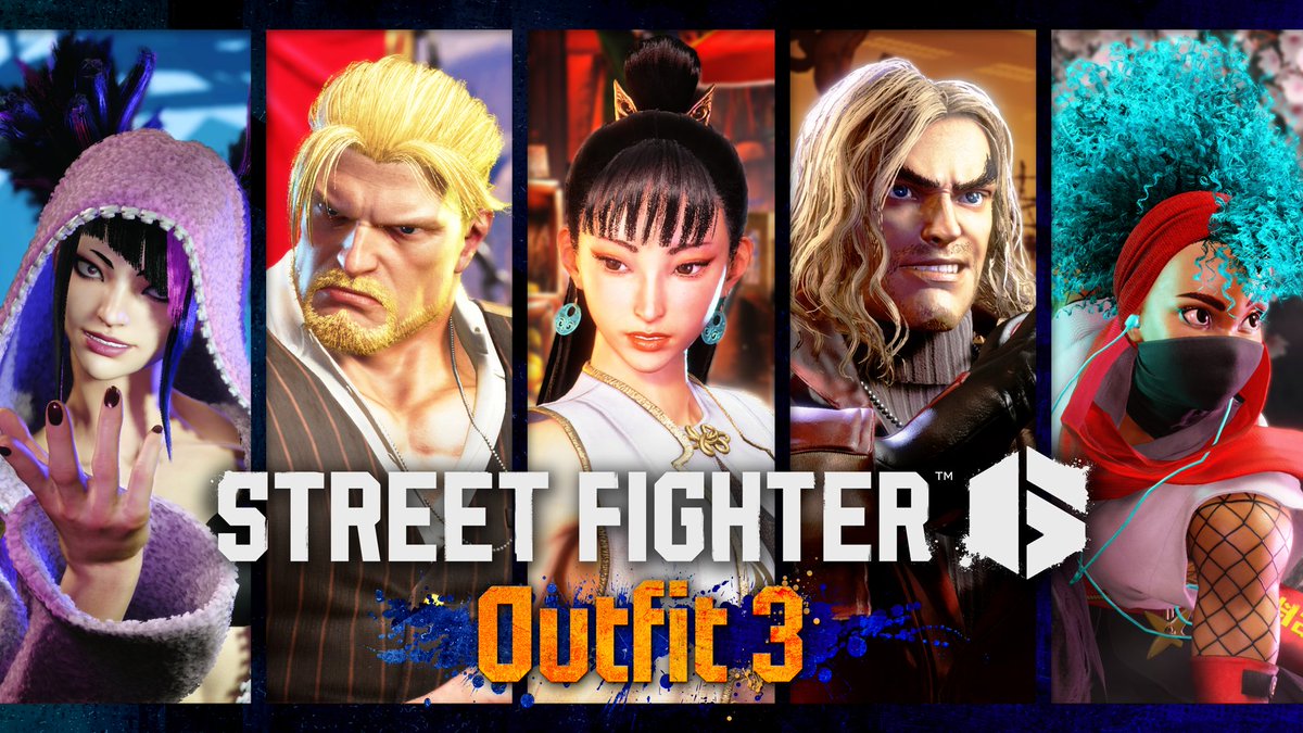 Outfit 3 for the 18 characters at launch are coming to #StreetFighter6 on December 1! When designing Outfit 3 for each character, we were inspired by in-game illustrations, various cultures, and pure fun. 📺 Watch in 4K on YouTube