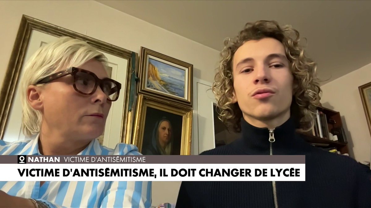 Nathan, victime d'antisémitisme : «Je préfère quitter le lycée avant qu'il ne se passe quelque chose de plus grave» dans #SoirInfo