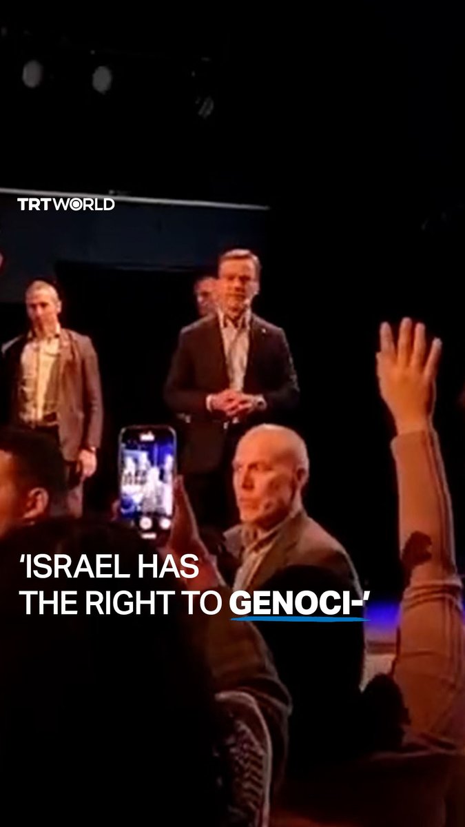 “Israel has the right to genoci… self-defence.” Swedish Prime Minister Ulf Kristersson made what many social media users are calling a Freudian slip when he almost stated that Israel had the right to commit genocide during an open Q&A session in Gothenburg with Sweden’s Finance Minister Elisabeth Svantesson