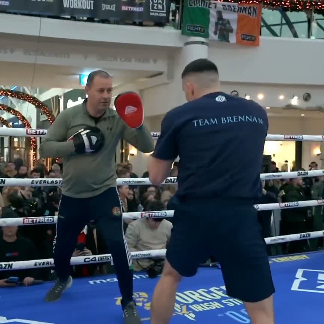 Dublin’s 2020 Olympian-turned-pro Emmet Brennan OLY 🇮🇪 fights for a title in just his second pro fight on #CameronTaylor2 😳 #BrennanMorrisey #CameronTaylor2