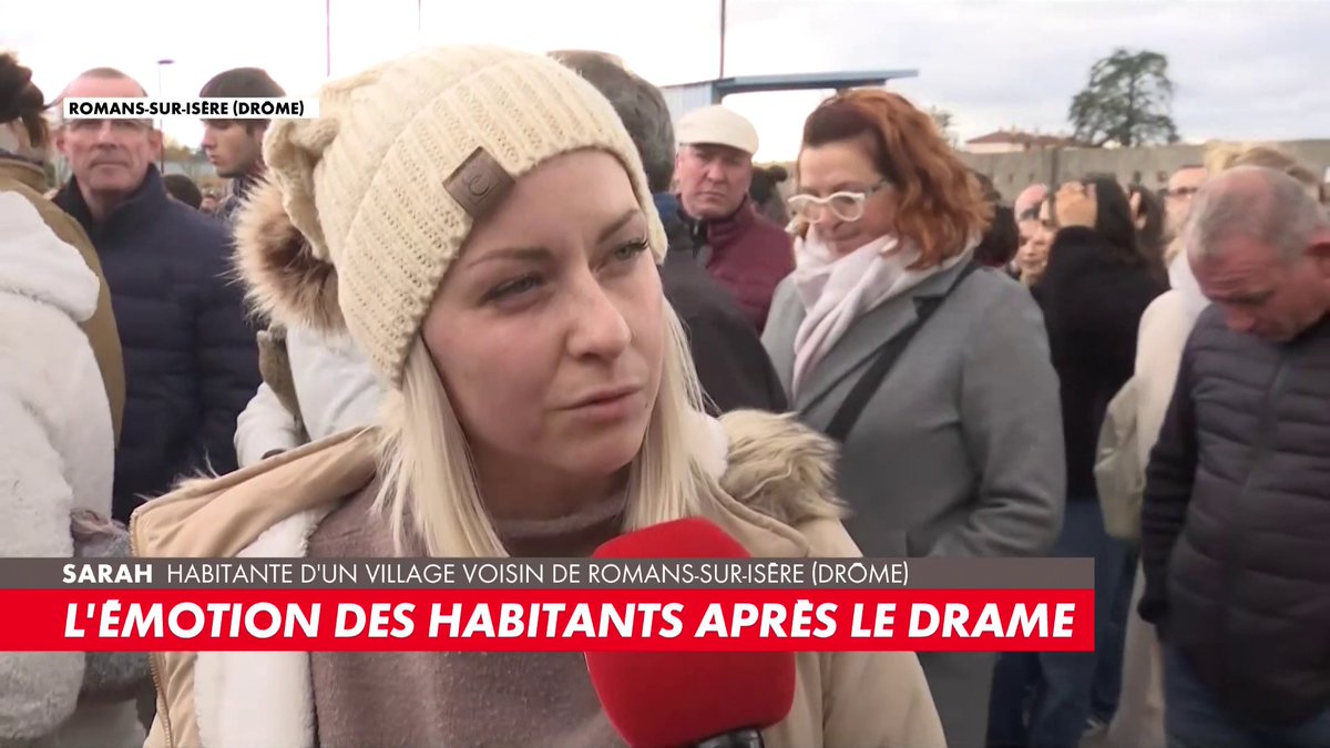 Sarah, habitante d’un village voisin de Romans-sur-Isère, sur la mort de Thomas : «On ressent énormément de tristesse et de colère», dans #180MinutesInfo