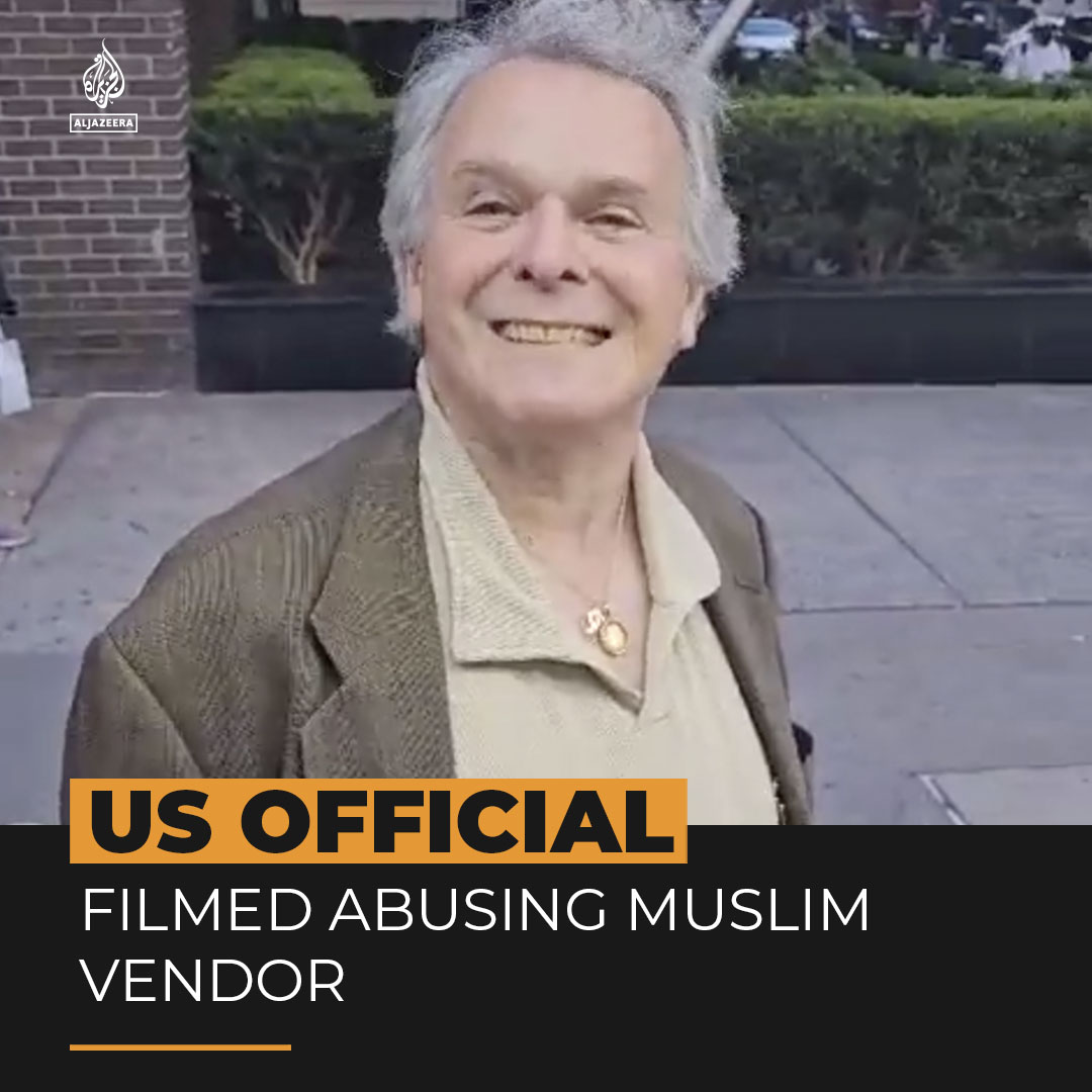 A former US State Department official, who previously worked on Middle East affairs, was filmed harassing a Muslim street vendor, subjecting them to Islamophobic and anti-Palestinian remarks.