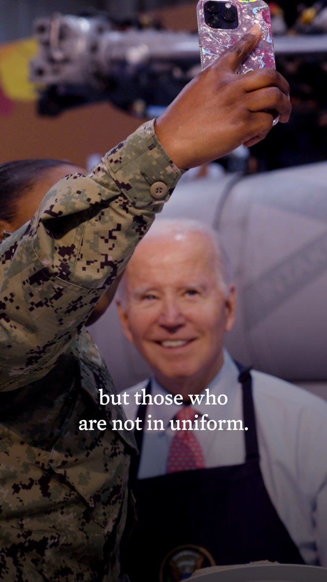 We’ll never be able to repay the sacrifices made by our military service members and their families. But I give you my word, I’ll never stop trying.