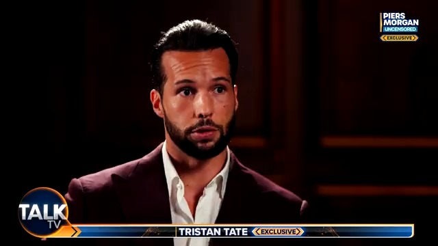"Me and Andrew live in very different ways." You can now watch Piers Morgan's full interview with Tristan Tate on YouTube: @TatetheTalisman | Andrew Tate | Piers Morgan | Talk | #PMU