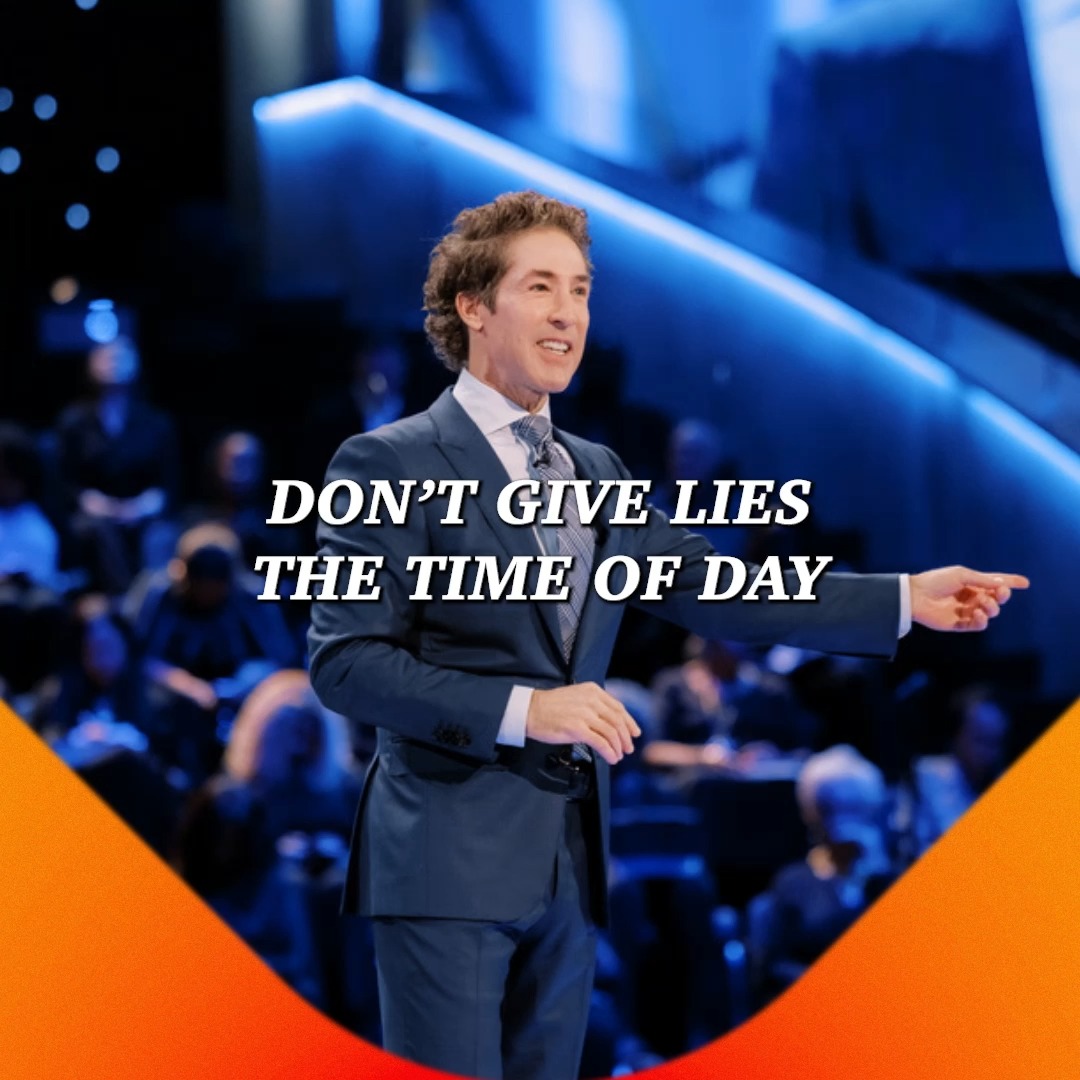 Fact-check the thoughts that come into your mind against what God says. “You’re not valuable. You’re unattractive.” Compare that to the truth. “You are a masterpiece made in the image of God.” Listen to this message from Joel, "Don't Believe the Lies":