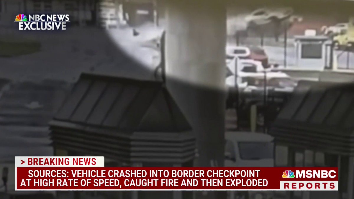 In new video obtained by NBC News, the car that crashed in Niagara Falls is seen speeding on the U.S. side before before going airborne. Tom Winter reports on the new images.
