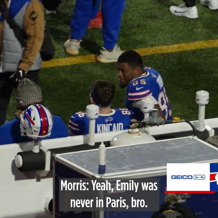 DOOT. Watch Dalton Kincaid mic'd up in our win over the Jets: GEICO | #BillsMafia