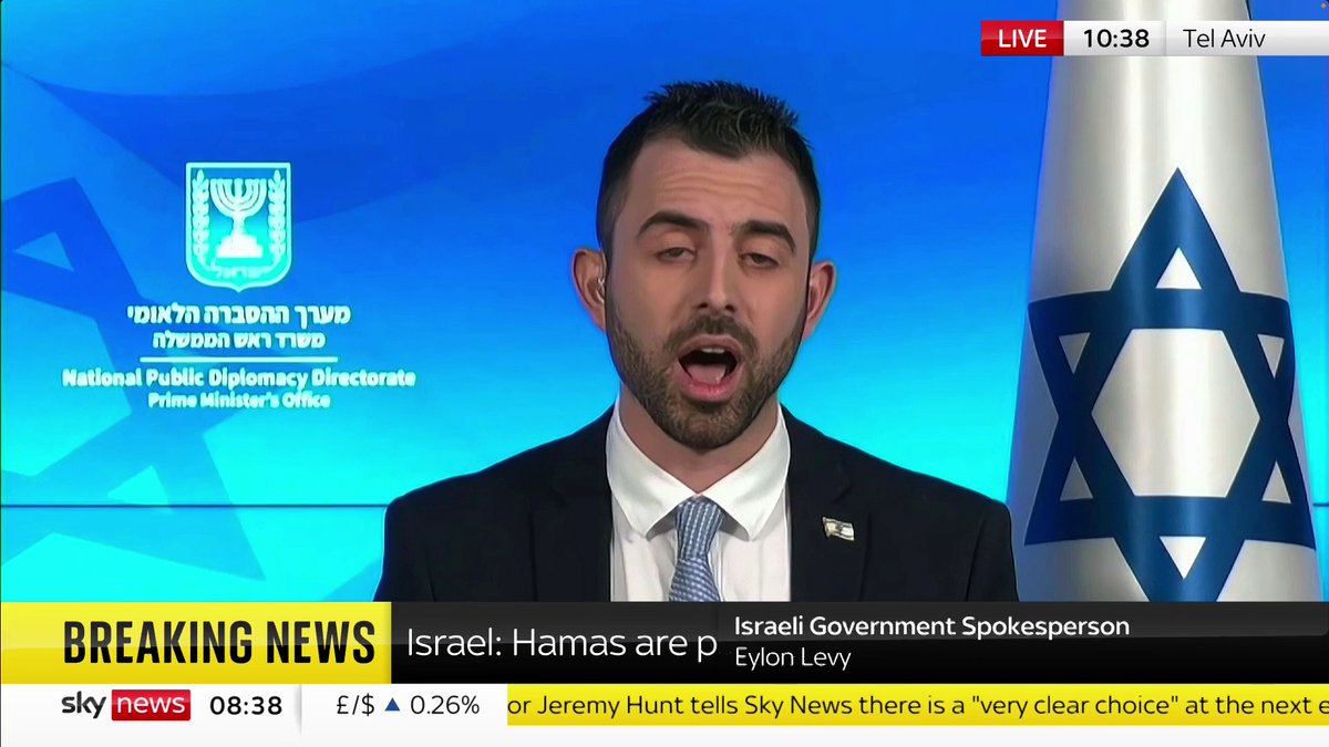 We've had [Hamas] begging for a breather, says Eylon Levy The #Israeli Govt spokesperson on terms of further hostage negotiations #KayBurley FC