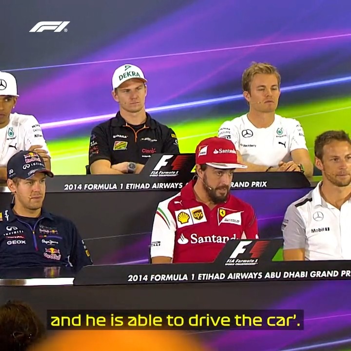 "Gentlemen, a short view back to the past......" Buckle up, and tune in for one of the finest moments in Formula 1 press conference history 😂 #AbuDhabiGP #F1