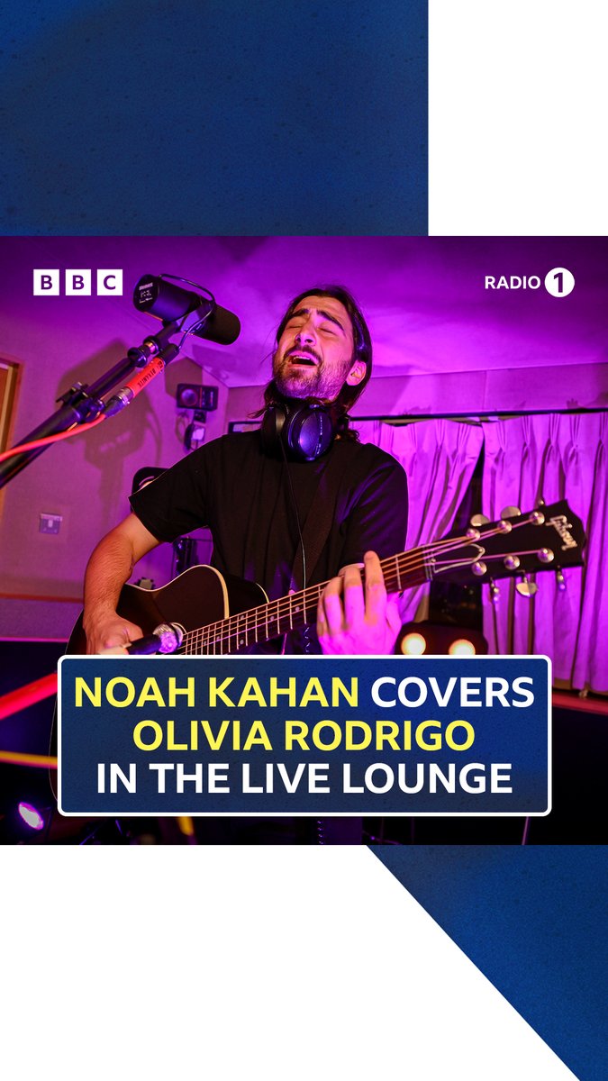 When Olivia covers Noah, Noah covers Olivia back ❤️ Noah Kahan performs Olivia Rodrigo's 'lacy' in the Radio 1 Live Lounge. Listen back on BBC Sounds:
