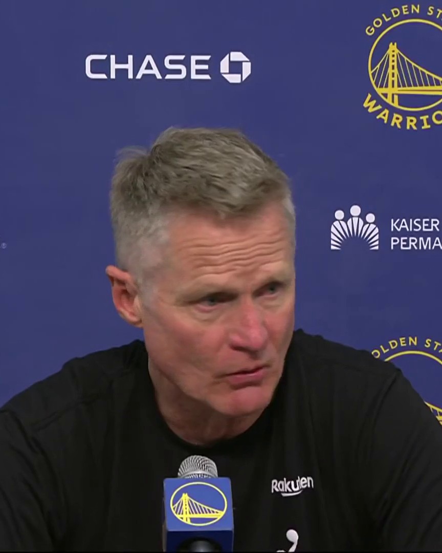 Steve Kerr on the Suns arena: “It's like a South Beach club out there. What are we doing? I couldn't hear anything out there. It's just the whole game. It's thumping techno club music. Can we just have a basketball game anymore? What the hell?”