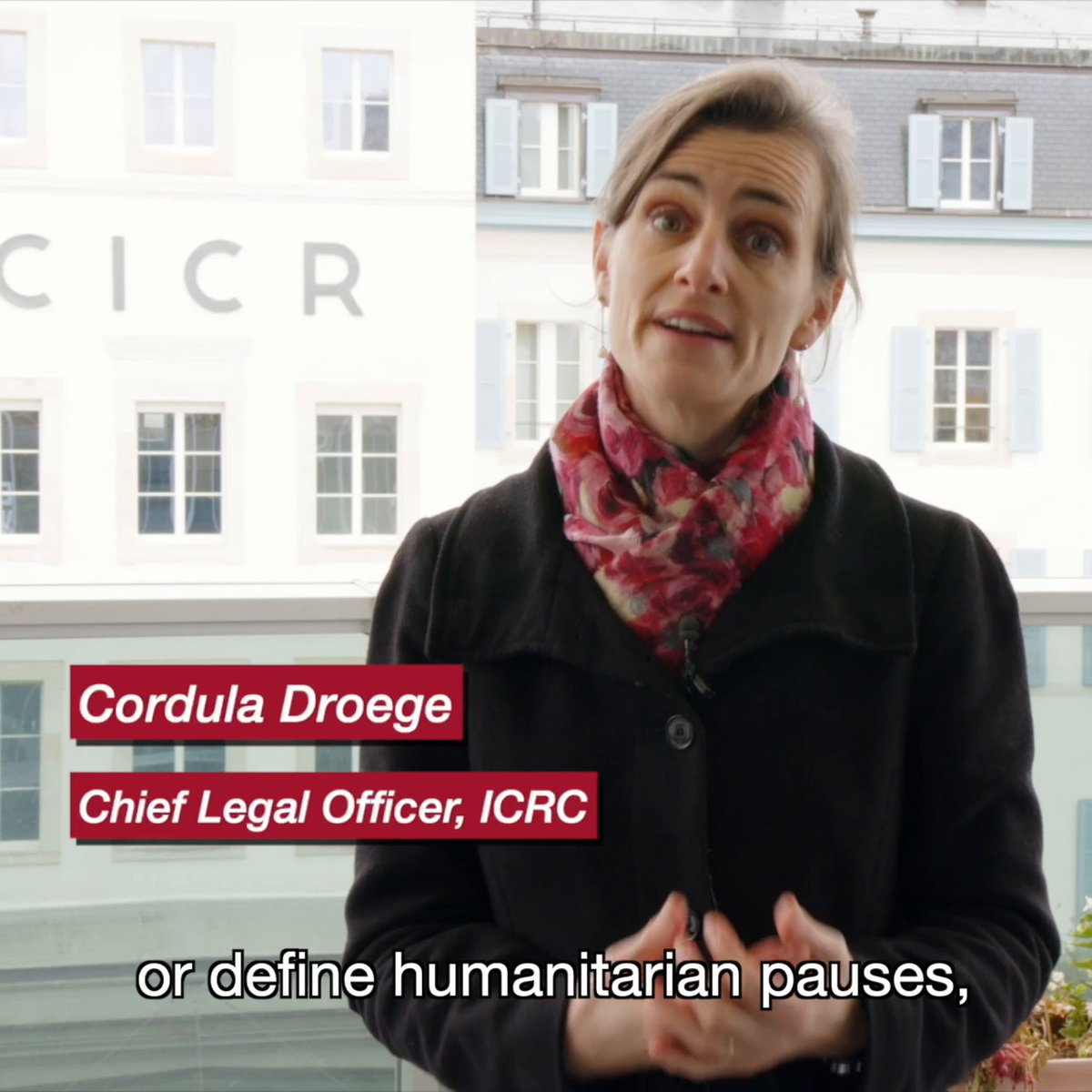 Humanitarian pauses, corridors, ceasefires… are they defined by international humanitarian law? Whatever the term used, warring parties have obligations to protect civilians and aid workers. Cordula Droege explains more here 👇🏻