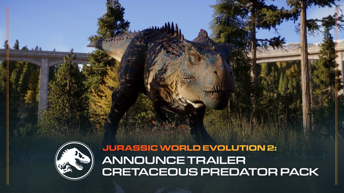 Introducing the Jurassic World Evolution 2 Cretaceous Predator Pack 💥 Coming November 30. Find out more here:
