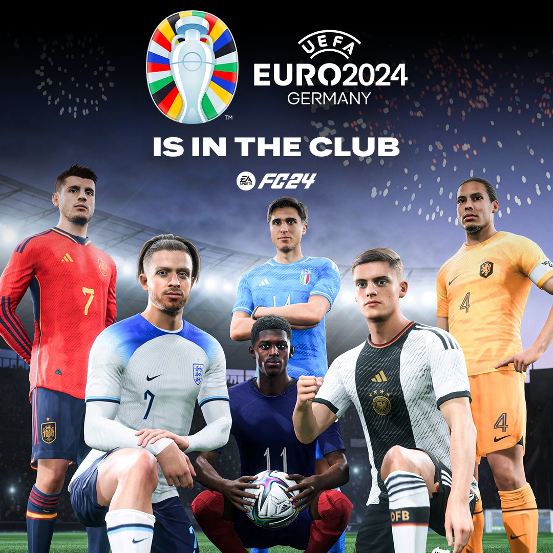 UEFA EURO 2024 is in the club. Take home the trophy this summer. Play now and receive a permanent UEFA EURO 2024 player in your Ultimate Team from December. Learn more: