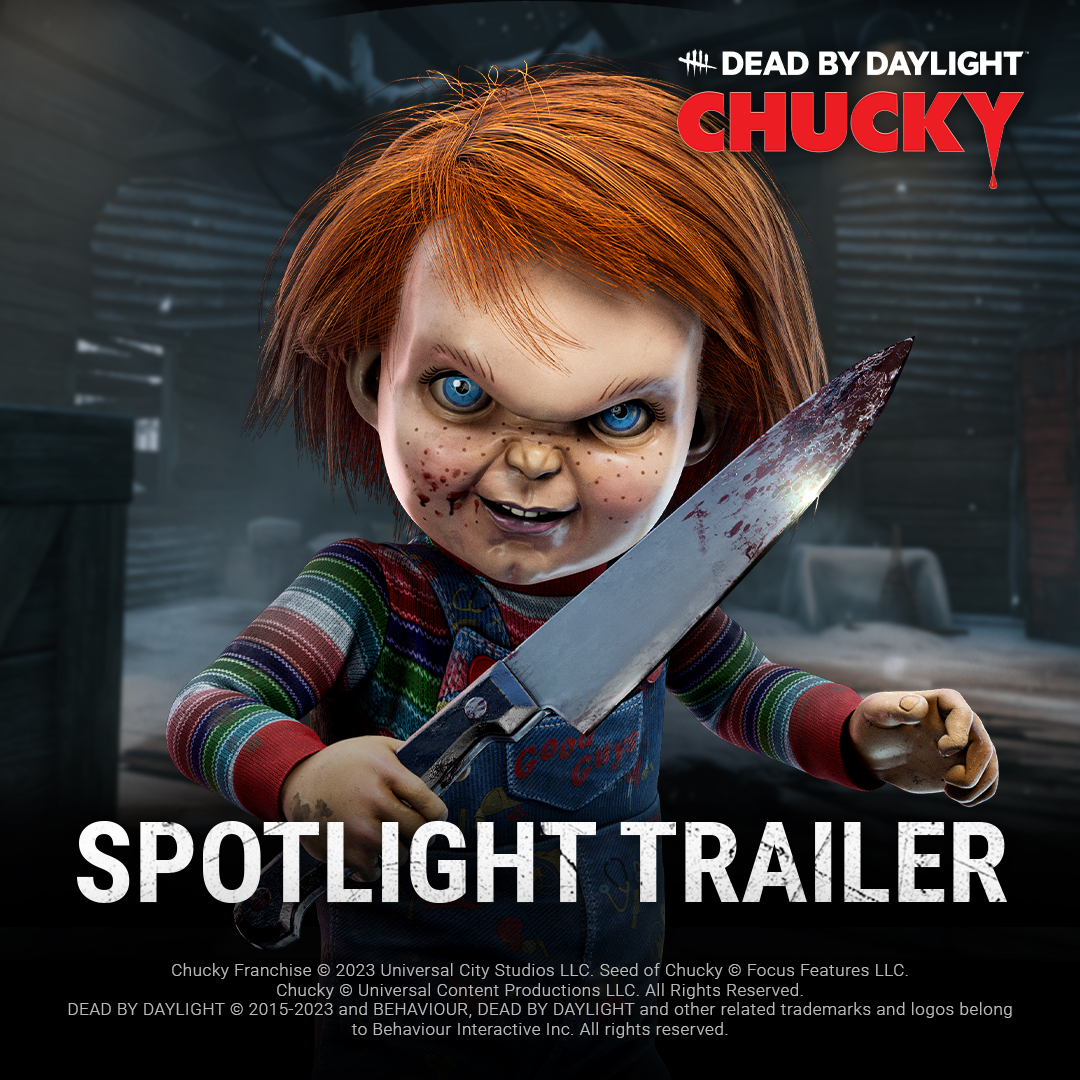 It’s almost time to bring home The Good Guy, cause if you don’t — it’s you who will end up in a box. Channel your inner Chucky with this iconic new Killer and his playfully cruel Perks: Hex: Two Can Play, Friends ‘Til The End, & Batteries Included.