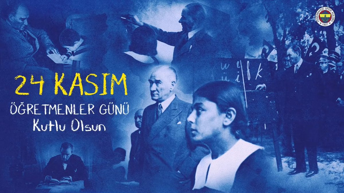 Başta Başöğretmenimiz Gazi Mustafa Kemal Atatürk olmak üzere tüm öğretmenlerimizin 24 Kasım Öğretmenler Günü kutlu olsun! #24Kasım
