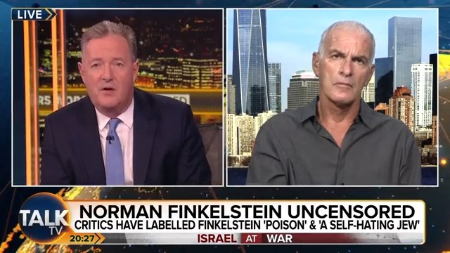 Piers Morgan asks controversial Jewish scholar Norman Finkelstein if he condemns Hamas. Norman Finkelstein | Piers Morgan | Talk | #PMU