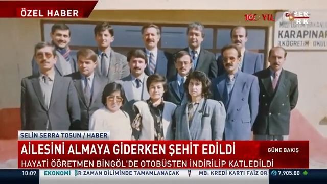 Şehit Hayati öğretmenin hikayesi... Babasının izinden yürüdü, onun gibi öğretmen oldu. Selin Serra Tosun ve Okan Bıdıklı'nın #ÖzelHaberi