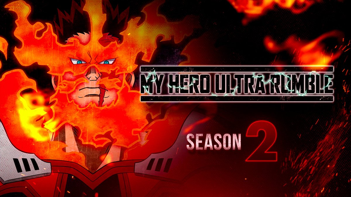 Things are heating up in #MHUR Season 2 — Live now! 💥 Flame Hero: Endeavor joins the battle! 💥 Duo up in 2-player mode — 12 teams of 2 duke it out for doubles supremacy! 💥 New costumes!