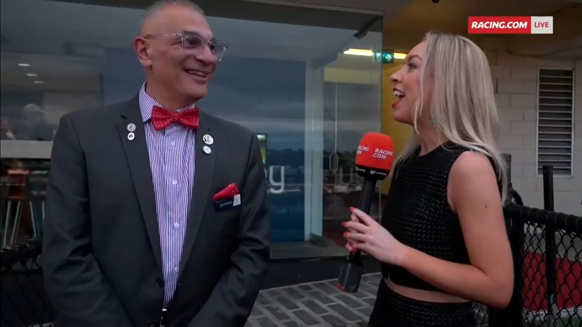 "I think I've got one of the luckiest jobs in the world." John Trinchera is an absolute vibe 👌 Moonee Valley Racing Club