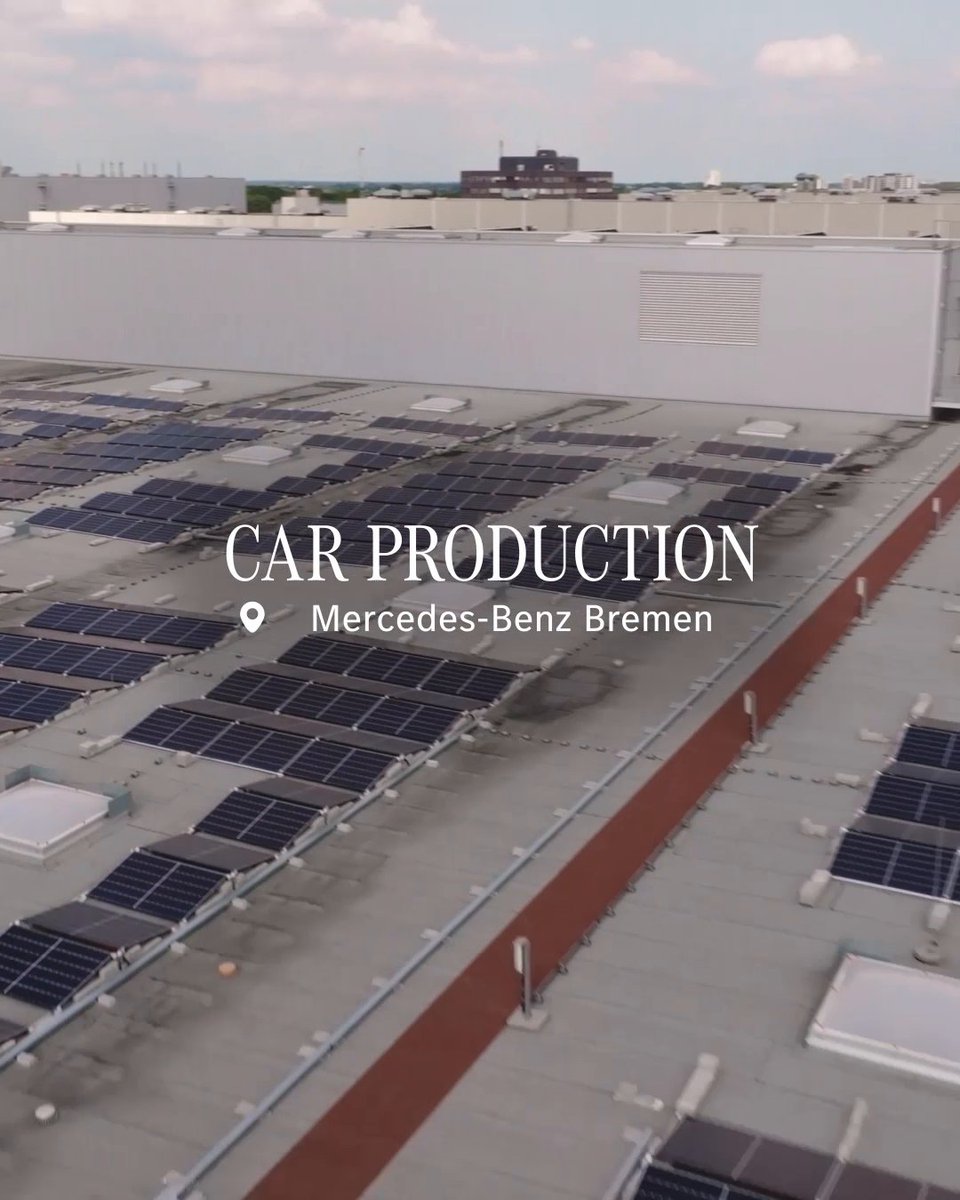 Get an exclusive glimpse of our Bremen production site, where we lead in building the C-Class &amp; GLC and have started production of the all-electric EQE last year. #MercedesBenz