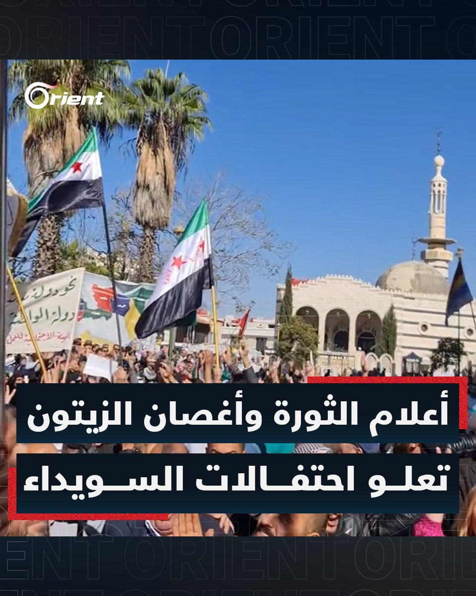 حاملين أعلام الثورة وأغصان الزيتون.. متظاهرون في ساحة الكرامة يطيّرون حمامات احتفالاً بمئوية احتجاجاتهم #أورينت