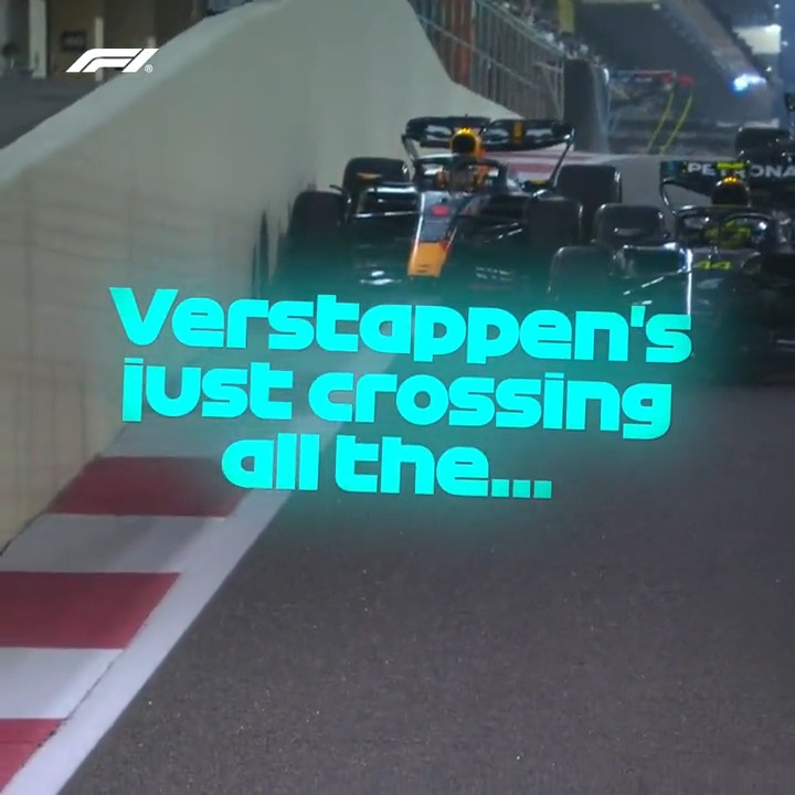 If you no longer go for a gap that exists... 😅 Max Verstappen was very keen to get out on track after our second red flag in FP2 👀 #AbuDhabiGP #F1