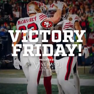 Fridays are better after a #49ers win!