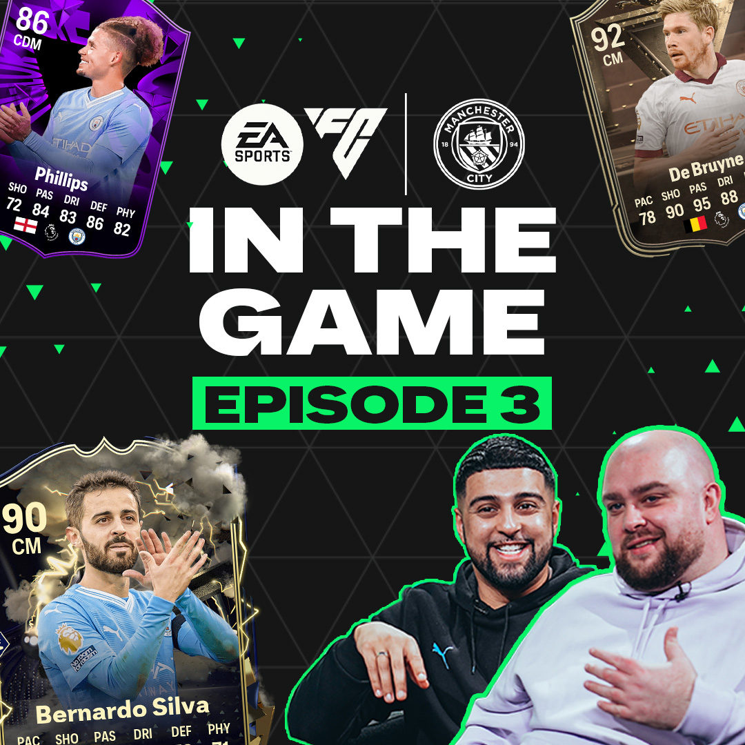 Looking ahead to this weekend's clash with Liverpool! 👀 It's time for our latest episode of In The Game, where Kyle Walker, FG, bateson87 and Layton talk all things EA SPORTS FC! 🎮