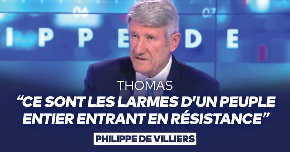 #Thomas / Les grandes douleurs sont muettes. Les mots, si chargés d’affection fussent-ils dans une circonstance aussi tragique, ne sont pas à la bonne altitude. Je serrerai la famille et les proches de Thomas contre mon cœur comme un père qui devine le vertige, la béance au-dessus de l’abîme, au-dessus du manque. Je les serrerai contre mon cœur comme un Français. Avec un cœur qui souffre comme le leur, qui souffre avec eux. Un peu plus tard, je risquerai une parole : "Regardez autour de vous, il y a tout un pays qui est là dans la détresse, le désarroi, la colère." Ceux qui sèment dans les larmes, moissonnent en chantant : "Ce sont vos larmes, et ce sont les larmes d’un peuple entier qui entre en résistance" pour reprendre les mots du prêtre. #FaceAPhilippeDeVilliers #FADV #CNews #Crepol