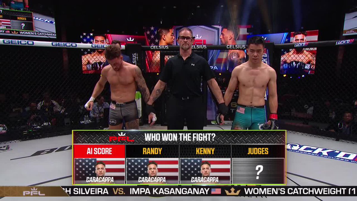 Phil Caracappa defeats Khai Wu by unanimous decision (30-27, 29-28x2) in a Bantamweight Showcase Bout. #PFLWorldChampionship LIVE NOW 🇺🇸 ESPN+ 🌎
