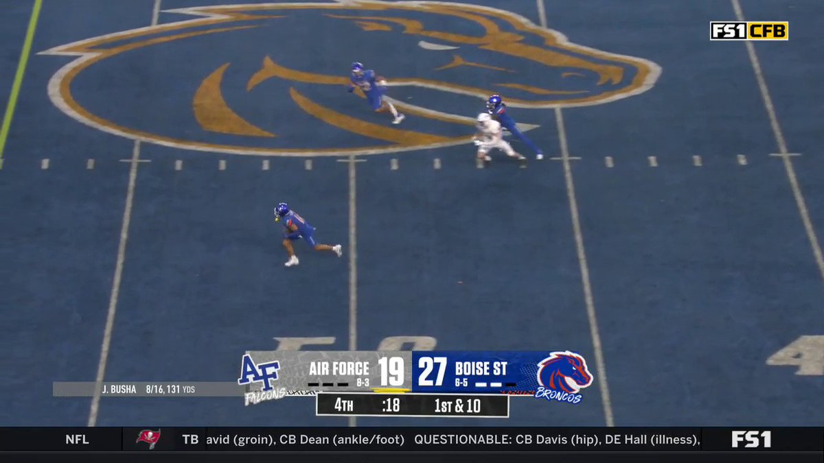 PICKED 🔒 Boise State Football picks the ball off to seal the W 🙌