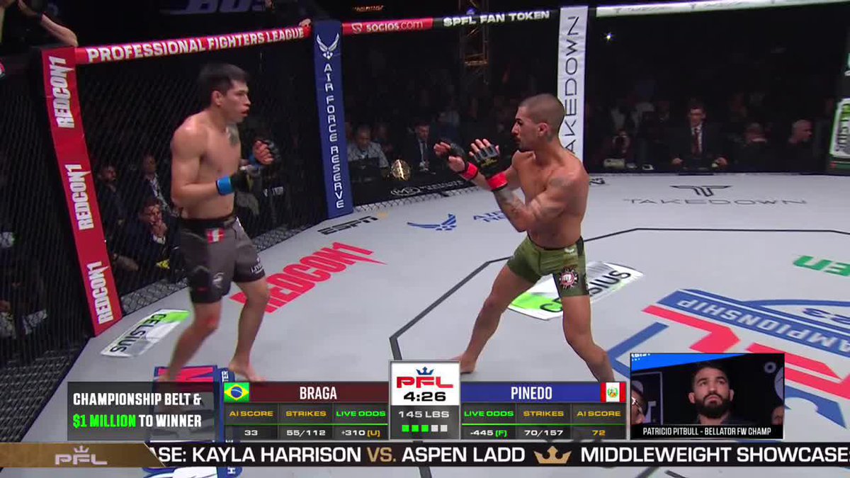 ITS OVER! PERU YOU HAVE A WORLD CHAMPION!!!! 🇵🇪🇵🇪🇵🇪 #PFLWorldChampionship LIVE NOW 🇺🇸 ESPN+ 🔗 🌎