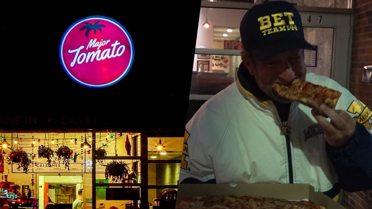 Michigan Ohio State Pregame Pizza Review - Major Tomato (Allen Park, MI)