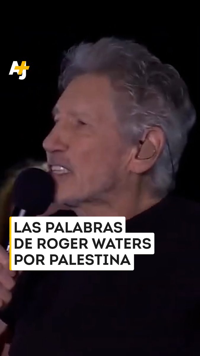 Palabras de Roger Waters en Argentina.