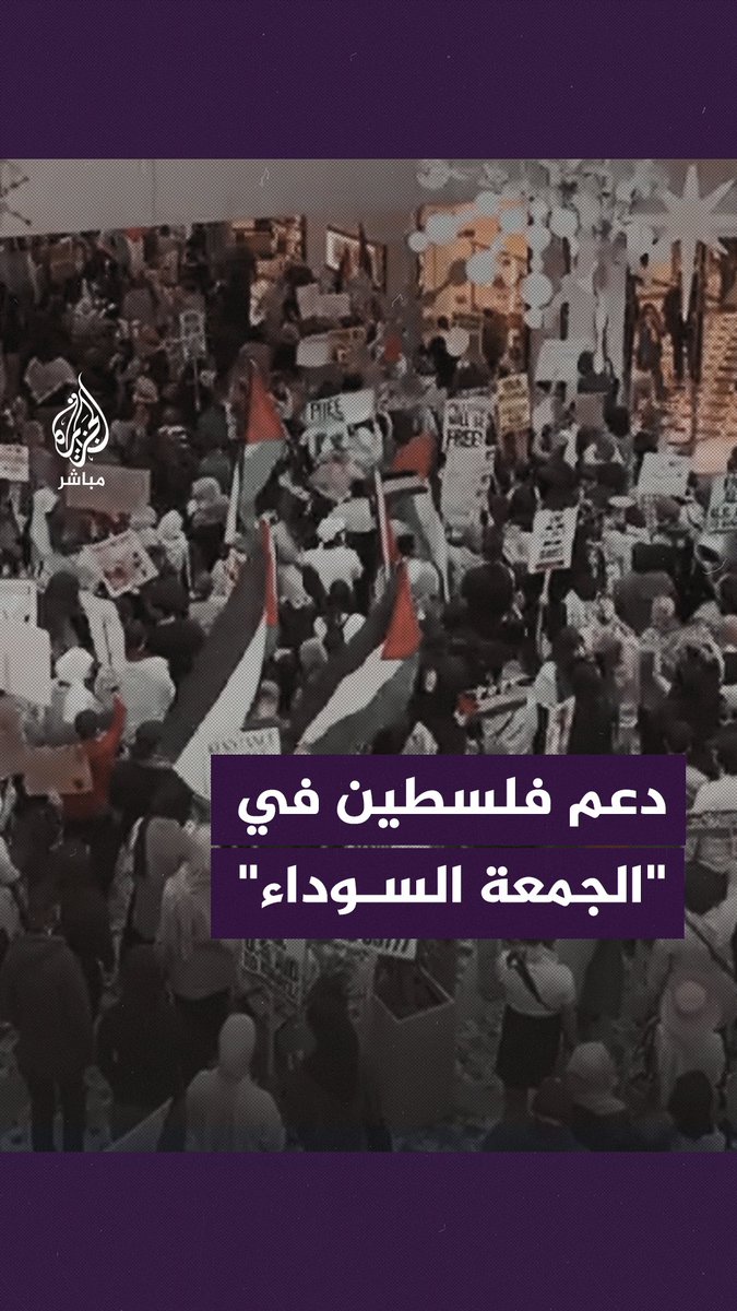 تزامنًا مع حملة مقاطعة عالمية.. مظاهرة في #كاليفورنيا الأمريكية تتوجه إلى مجمع تجاري للتضامن مع فلسطين #الجزيرة_مباشر | #الولايات_المتحدة