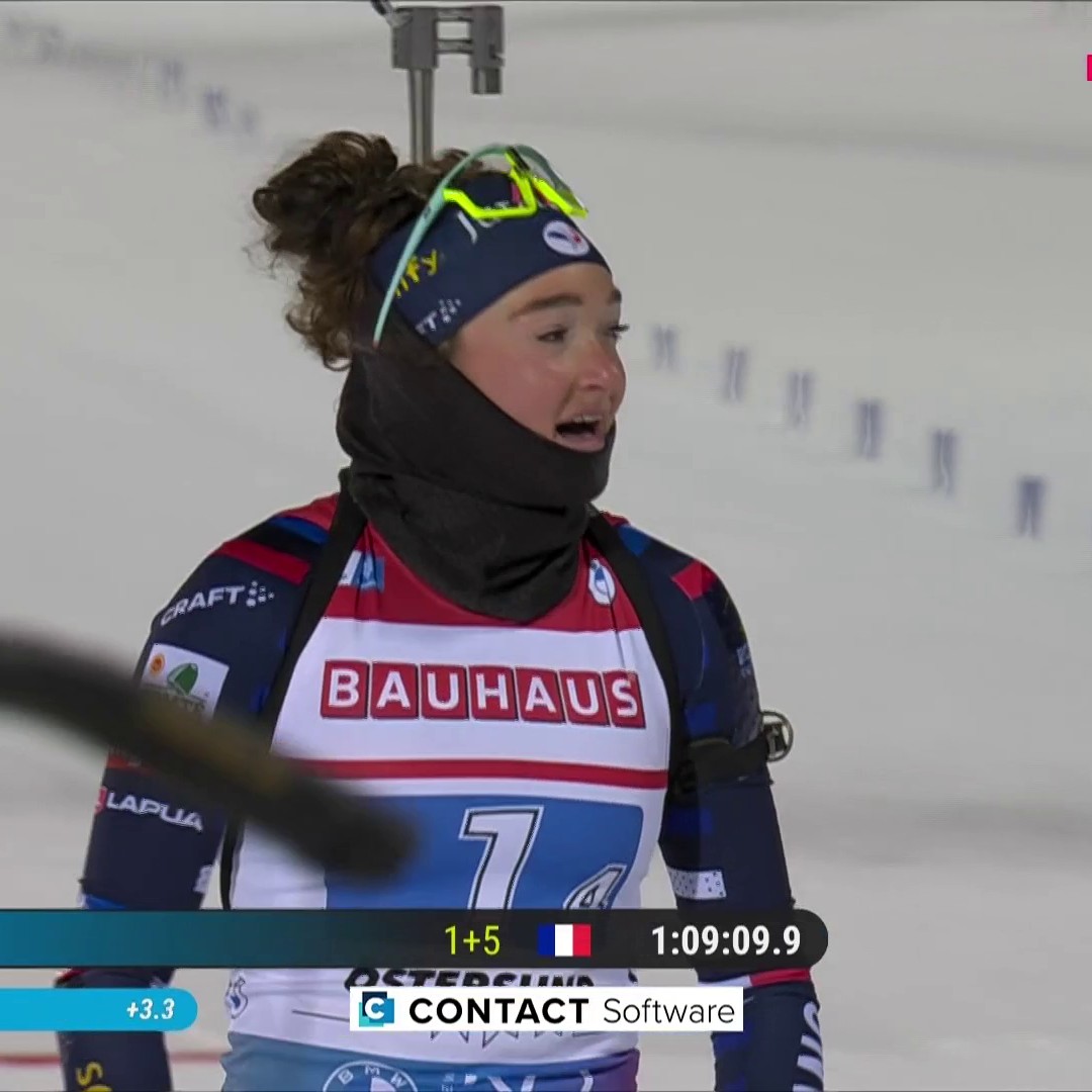 🏆LA PREMIERE DE L'ANNEE ! 🇫🇷🥇🤩 Emilien Jacquelin, Quentin Fillon Maillet, Justine Braisaz-Bouchet , Lou Jeanmonnot offrent la première victoire française de la saison sur le relais mixte d'Östersund 🇸🇪 🎥 Eurosport France