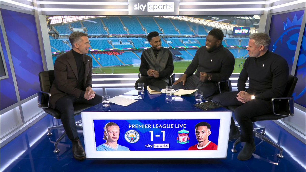 "Liverpool and Alisson are extremely lucky" 😬 Jamie Carragher, Daniel Sturridge and Micah Richards discuss the disallowed Ruben Dias goal ✖️