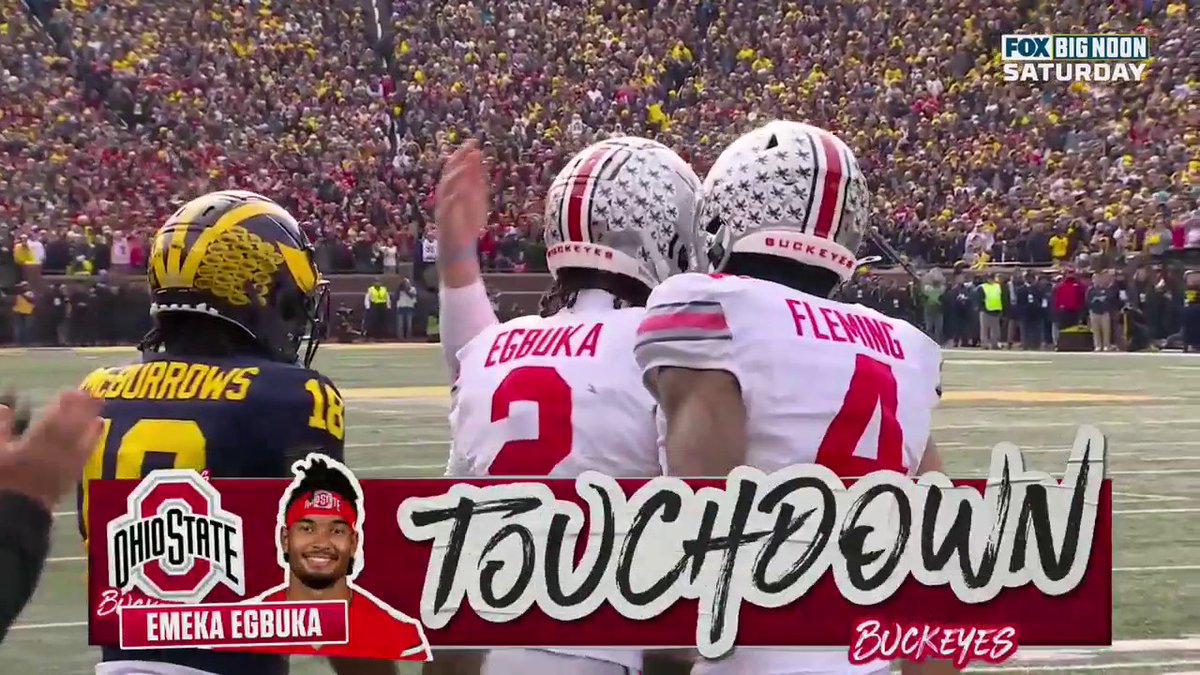 Emeka. Egbuka. 🔥 Ohio State Football responds 💪