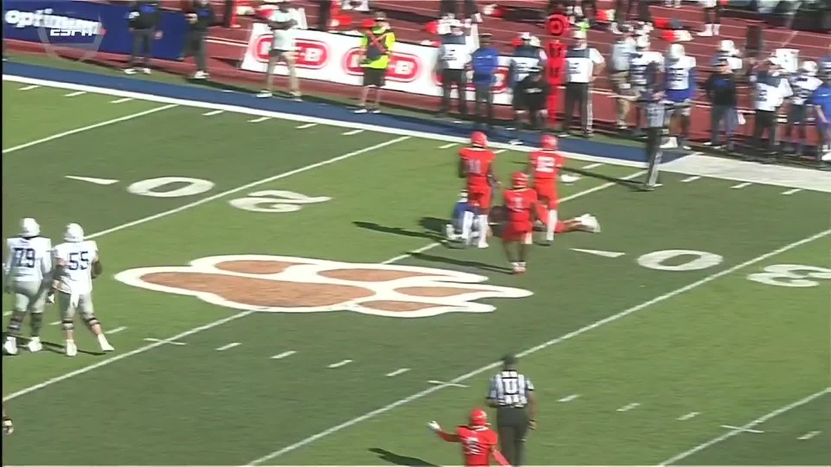PICK SIX Trevor Williams❗️ The Sam Houston Football senior LB finds the end zone on Senior Day in Huntsville! 📺: ESPN+