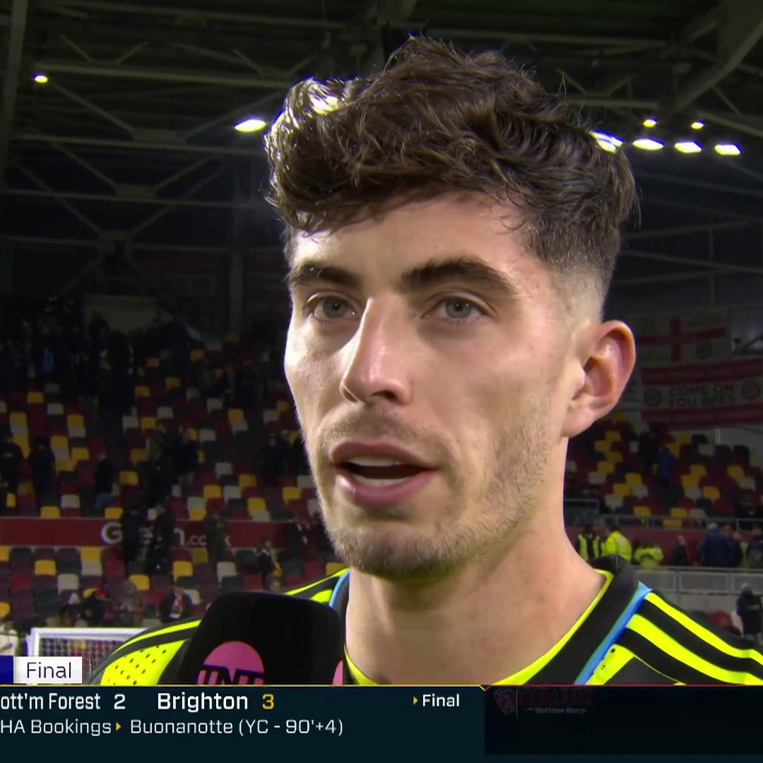 🚨 Kai Havertz speaks on the goal that puts Arsenal on top of the Premier League table. ❤️ 🎥 NBC Sports