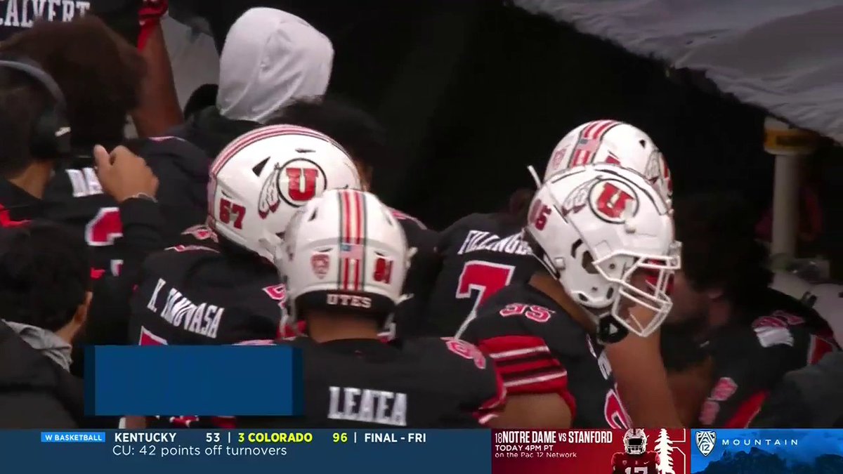 Luke Bottari takes it himself for the touchdown! 💪 Utah Football
