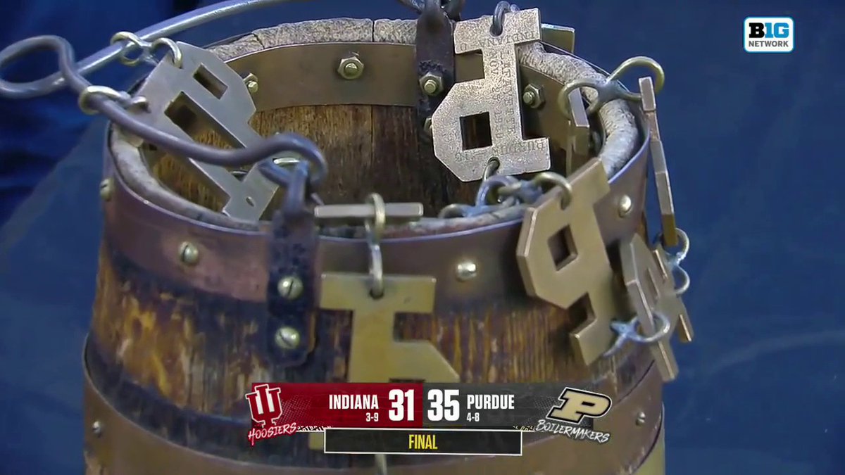 PURDUE WINS THE OLD OAKEN BUCKET 🙌🪣 Purdue Football comes out on top for the 5th time in the last 6 years 👏