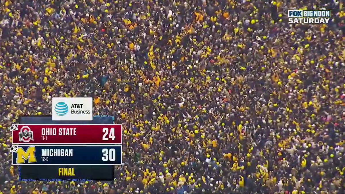 This view of the Big House is WILD 🤯 Michigan Football