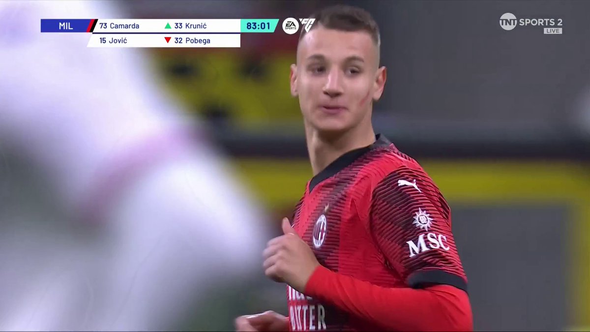15-year-old Francesco Camarda makes his Milan debut 🤯 He comes off the bench to become the club's youngest-ever player 👏