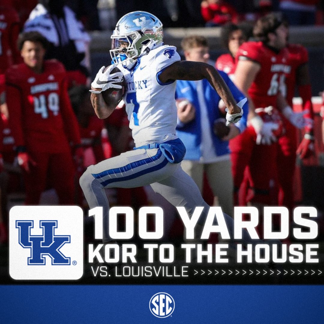 It just meant more. ๐ฎโ๐จ Kentucky Football x B7๐ฆ