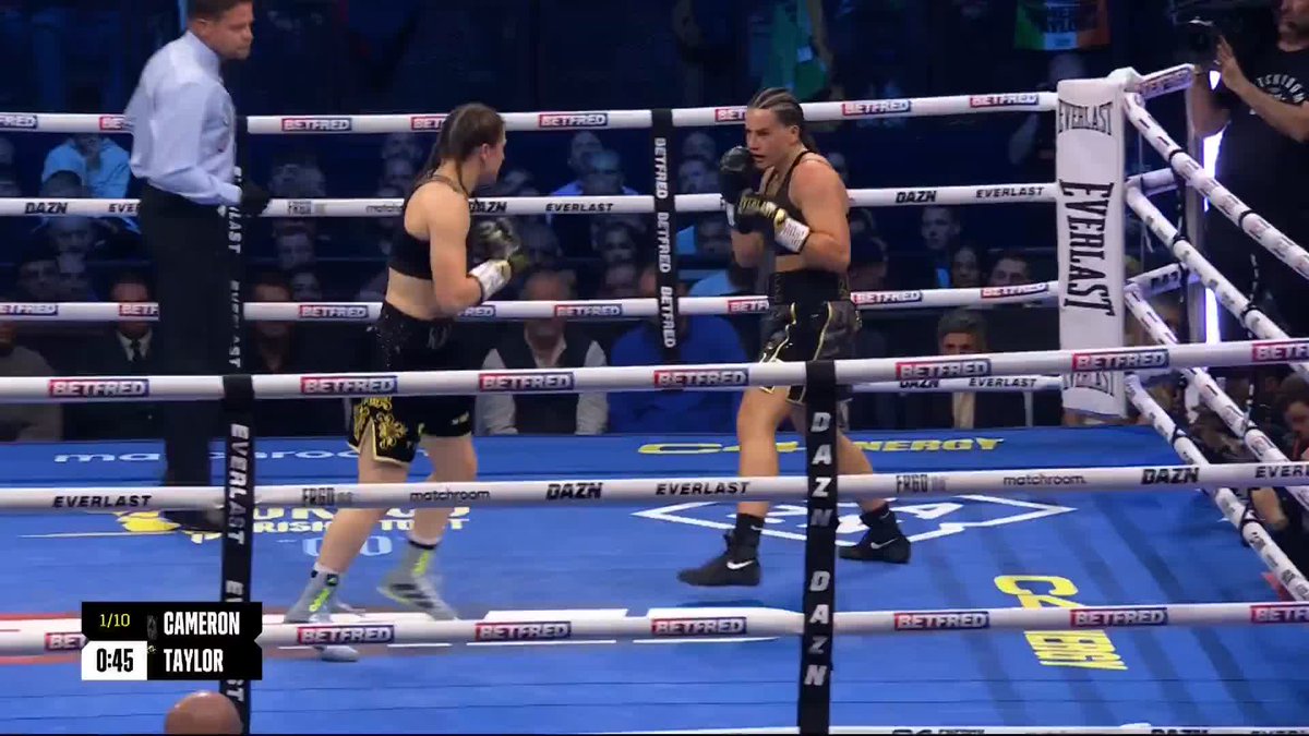 DRAMA IN THE FIRST!! #CameronTaylor2 | DAZN Boxing